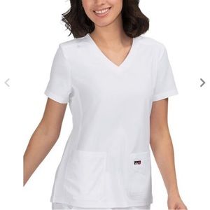 Brand New White Kio Scrub Top for Women!